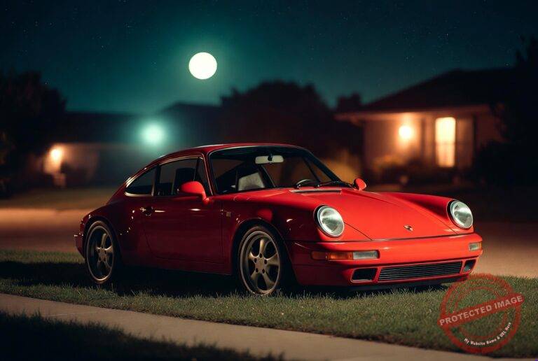 Midnight Porsche: Rough Intense Fucking on My Lawn