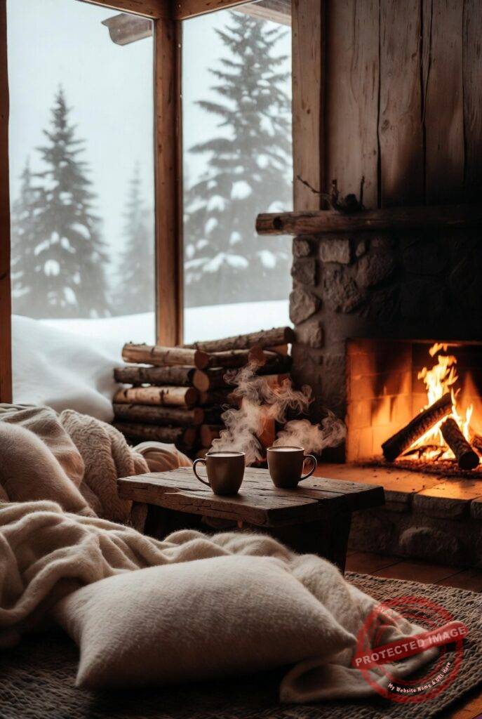 Snowed in Cabin: Passionate Friends to Lovers Sapphic Awakening